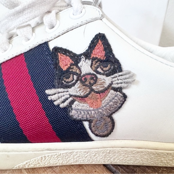 Gucci Ace Year of the Dog White Sneakers - Picture 5 of 16